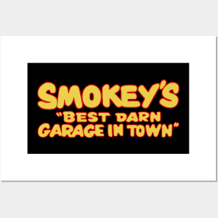 1997 - Smokey's Garage (Gold and Red on Black) Posters and Art